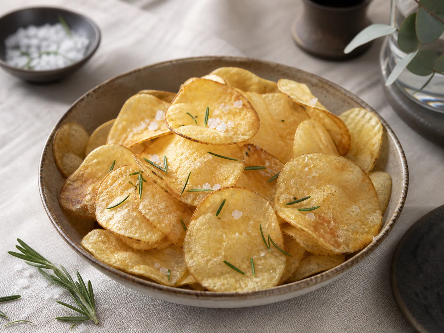 Rosemary Sea-Salt Potato Crisps